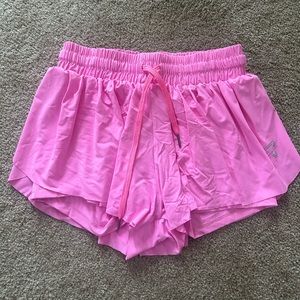 2 in 1 flowy athletic skirt/shorts